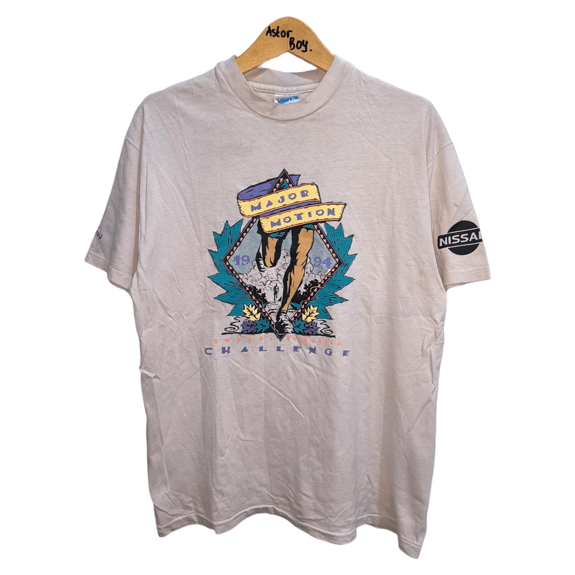 Vintage Vintage 1990s Major Motion Marathon Size US L / EU 52-54 / 3 - 1 Thumbnail