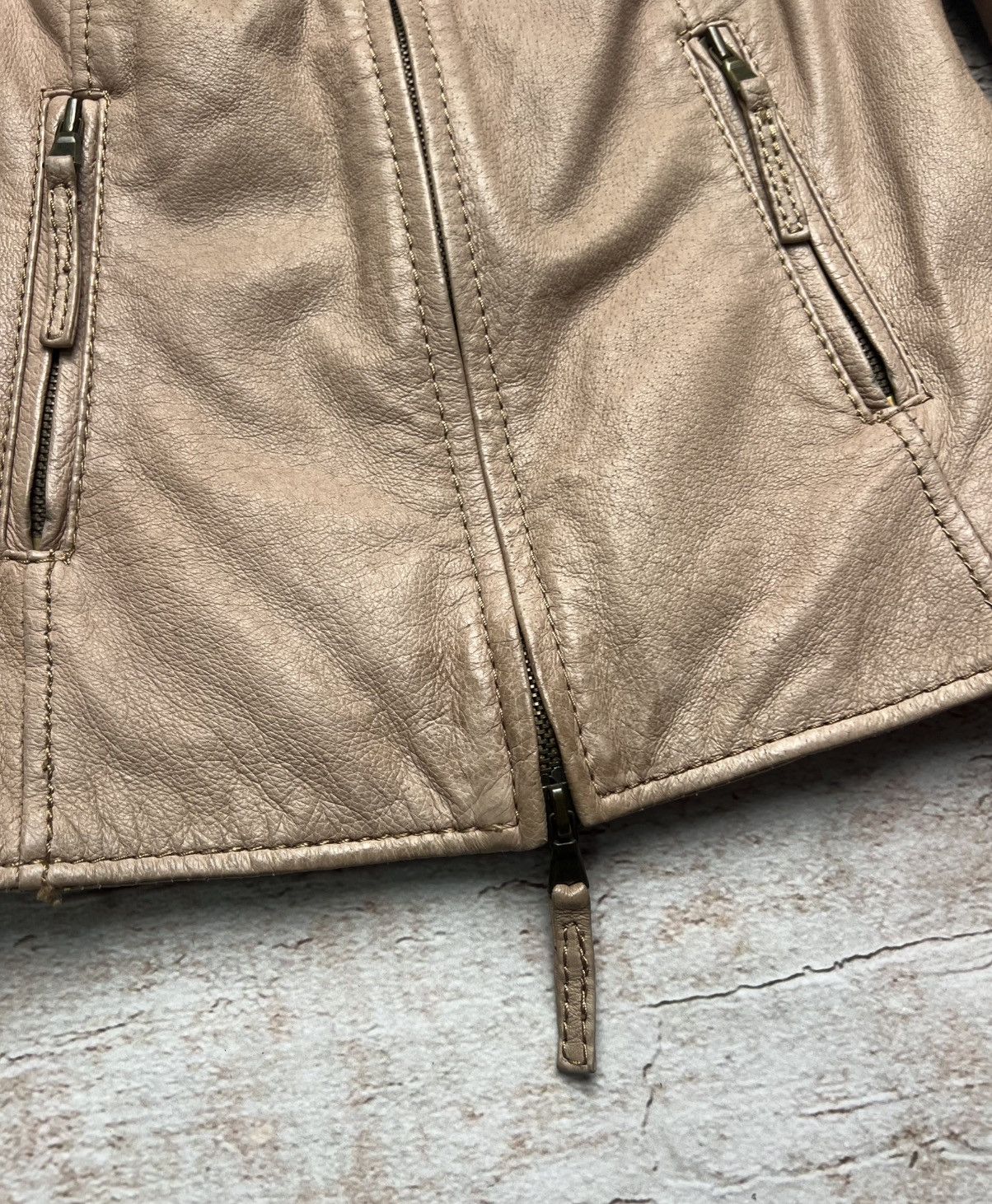 Other Vintage leather faded jacket Size S / US 4 / IT 40 - 4 Thumbnail