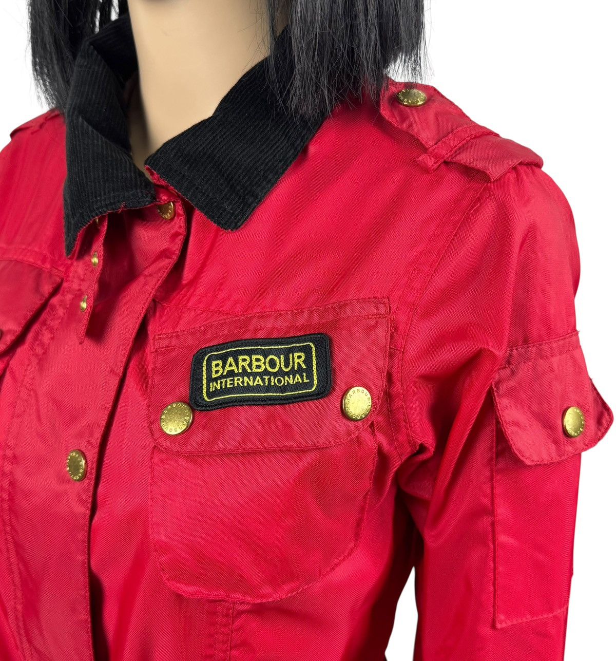 Barbour Barbour International Rainbow Belted Jacket Nylon UK8 US4 Size S / US 4 / IT 40 - 8 Thumbnail