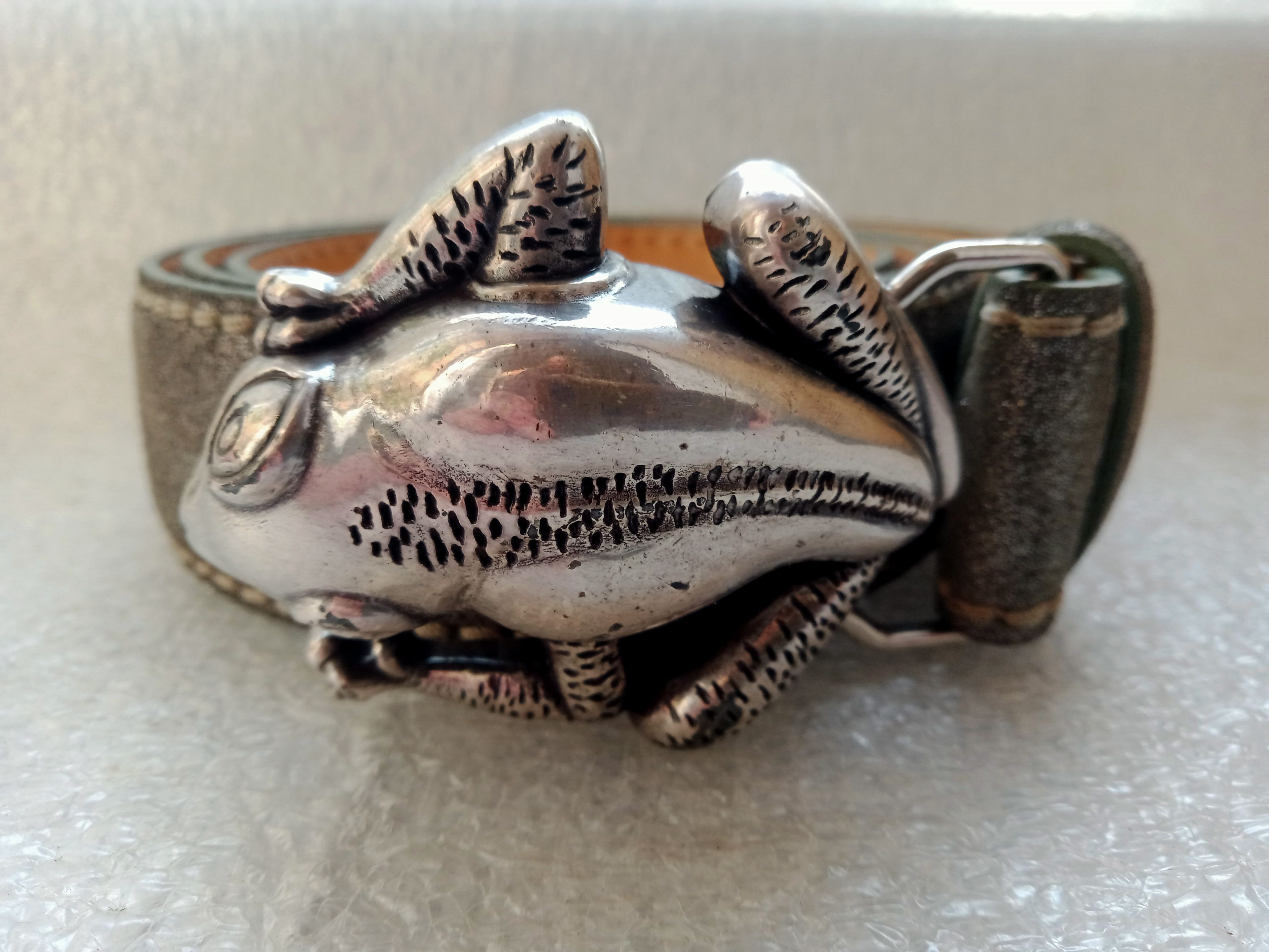 Other Reptile's House Italy Leather Belt Size ONE SIZE - 1 Thumbnail