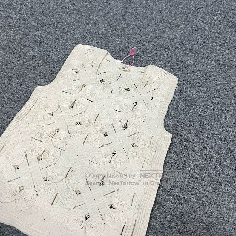 Hermes Hermes Crochet lace-up knit vest Size XS / US 0-2 / IT 36-38 - 2 Thumbnail