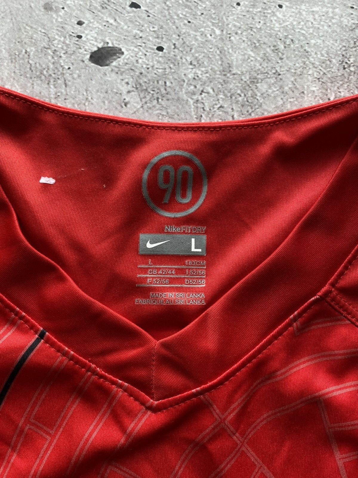 Nike Vintage Nike Total 90 T90 Soccer Jersey Streetwear Y2K Rare Size US L / EU 52-54 / 3 - 6 Thumbnail