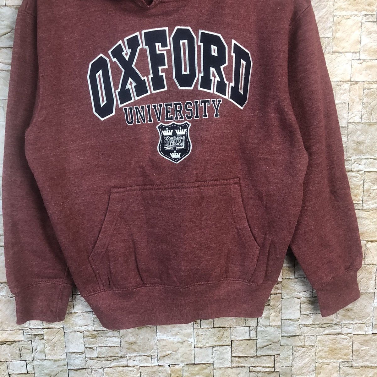 Vintage Oxford University vintage Maroon Hoodie sweatshirt #A24 Size US XS / EU 42 / 0 - 3 Thumbnail