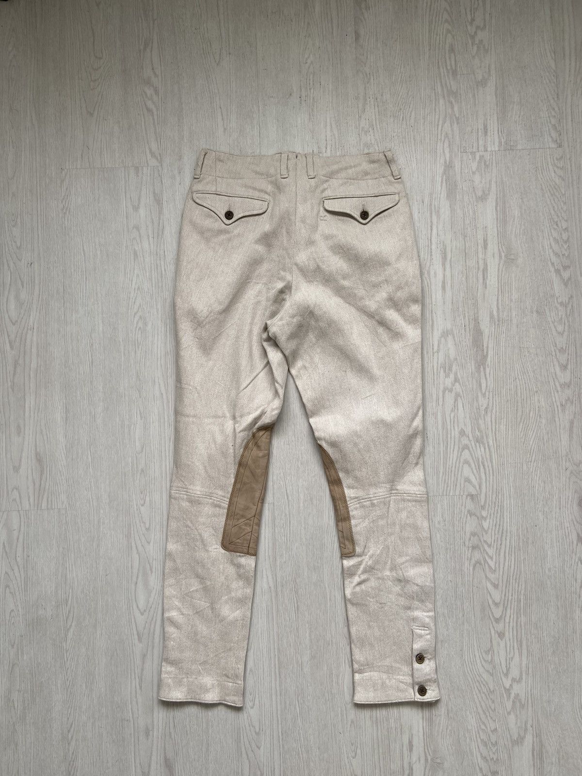 45rpm × Vintage Vintage 45RPM Horse Hide knee Pants Size US 30 / EU 46 - 4 Thumbnail