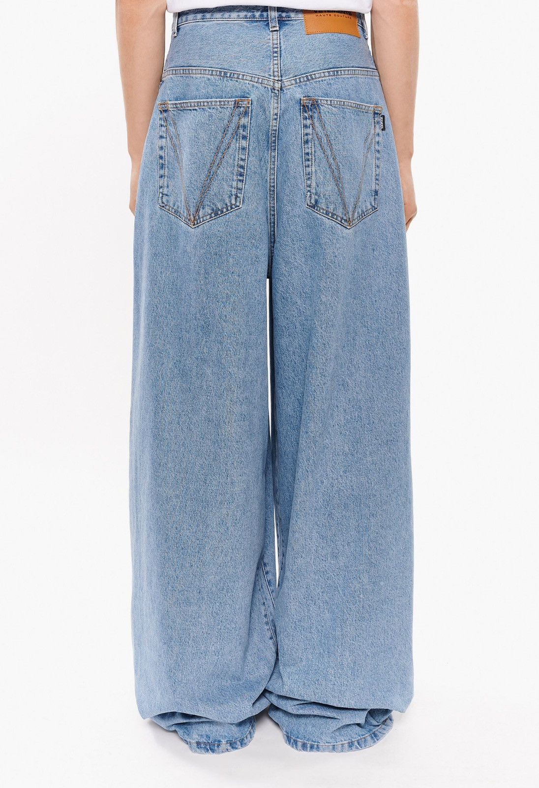 Vetements Last Size Vetements Crystal Logo Baggy Jeans Size US 31 - 2 Thumbnail