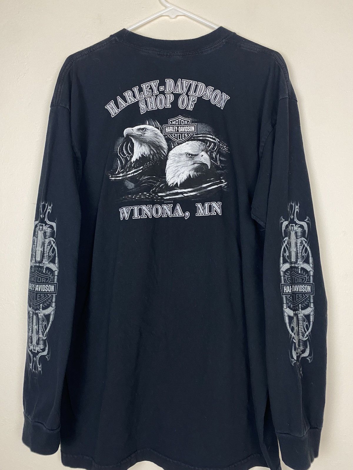 Harley Davidson Vintage Harley Davidson Long sleeve Graphic y2k insane Size US XL / EU 56 / 4 - 10 Thumbnail