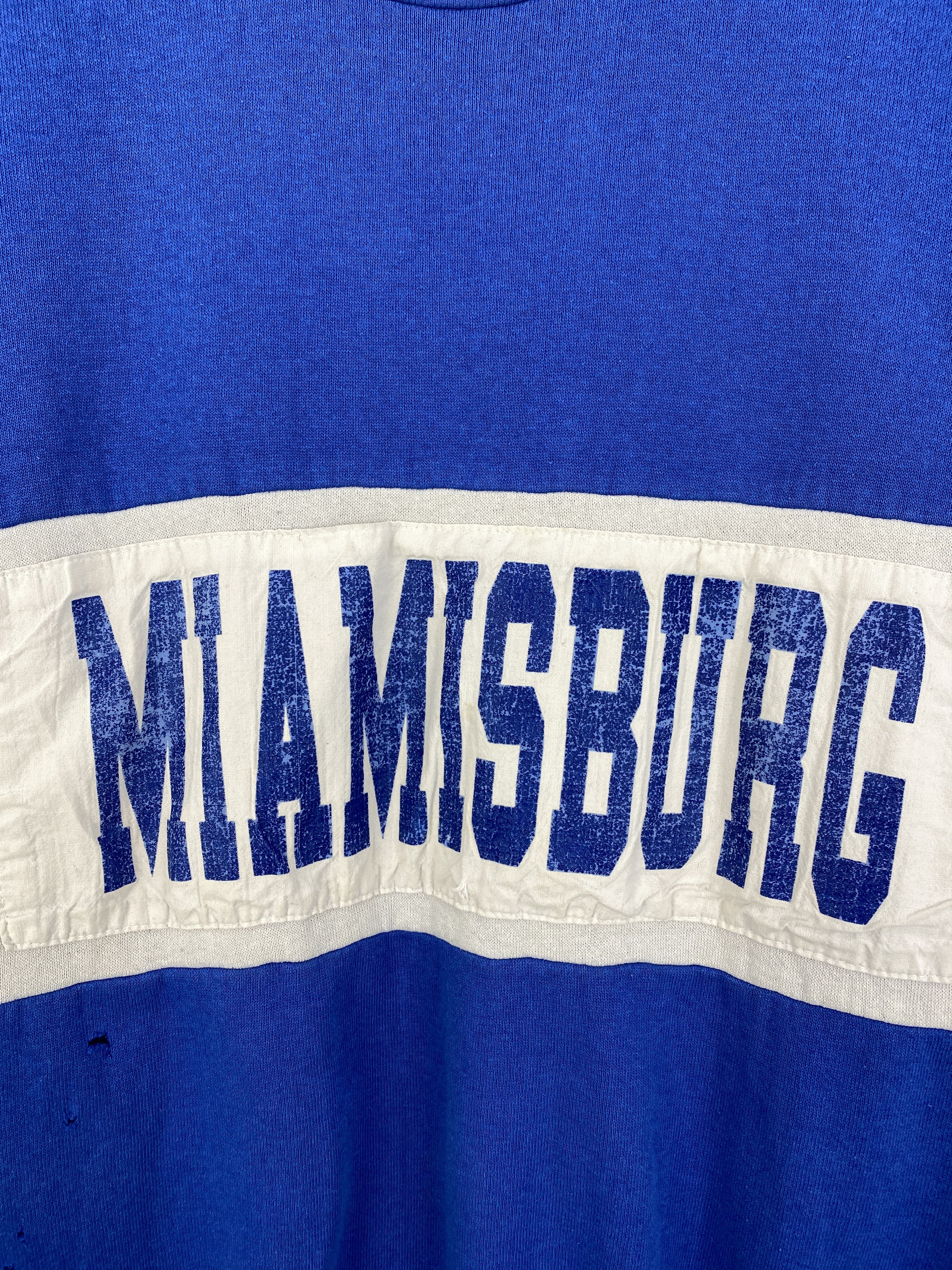 Nutmeg × Vintage Vintage 90s Nutmeg Miamisburg Spellout Sweatshirt SH0036 Size US XL / EU 56 / 4 - 10 Thumbnail