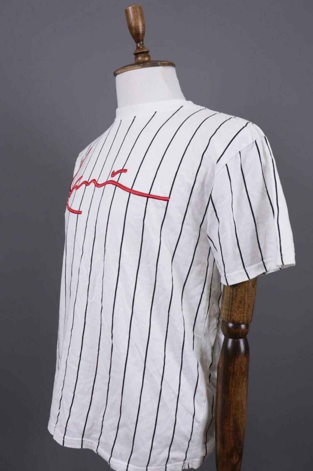 Karl Kani Karl Kani White Embroidered Summer Big Logo T-shirt Size XS Size US XS / EU 42 / 0 - 6 Thumbnail