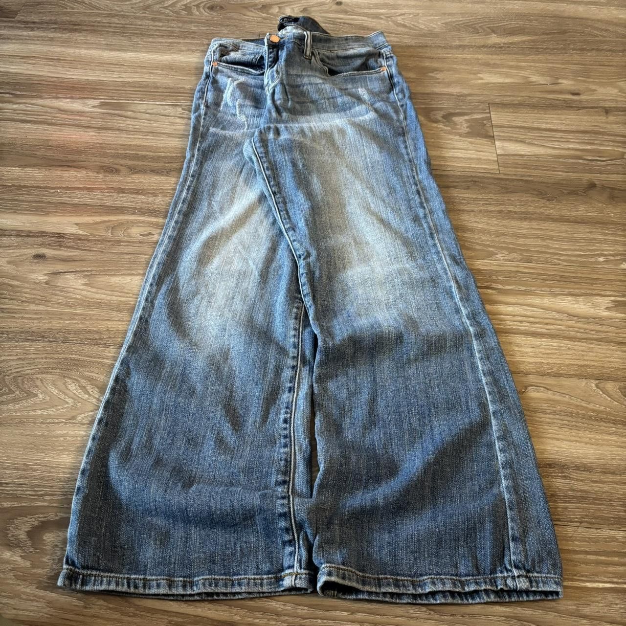 Vintage Crazy Vintage Y2K/2000s Baggy Faded Medium Wash Skater Denim Jeans! 32x29 Size US 32 / EU 48 - 3 Thumbnail