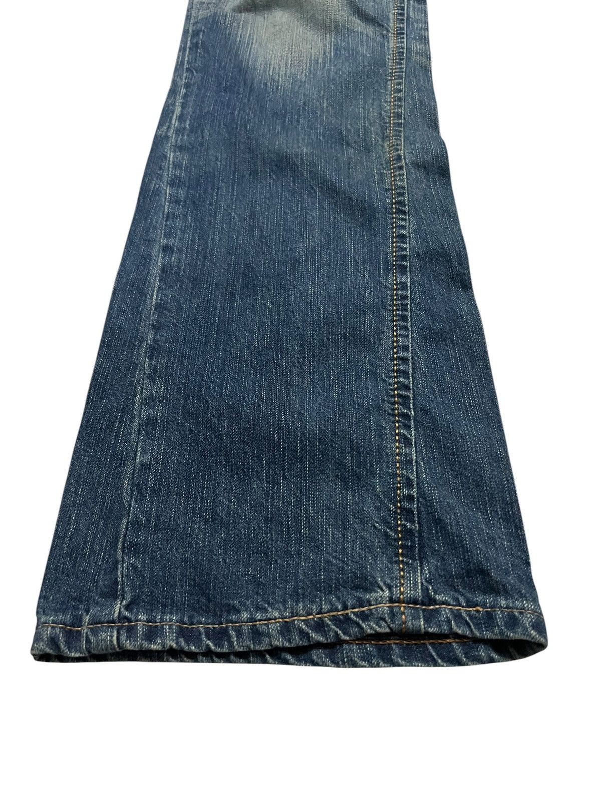 Edwin 💥Flare💥Vintage Edwin XV Mud Wash Clawmark Jean Very Rare Size US 32 / EU 48 - 6 Thumbnail