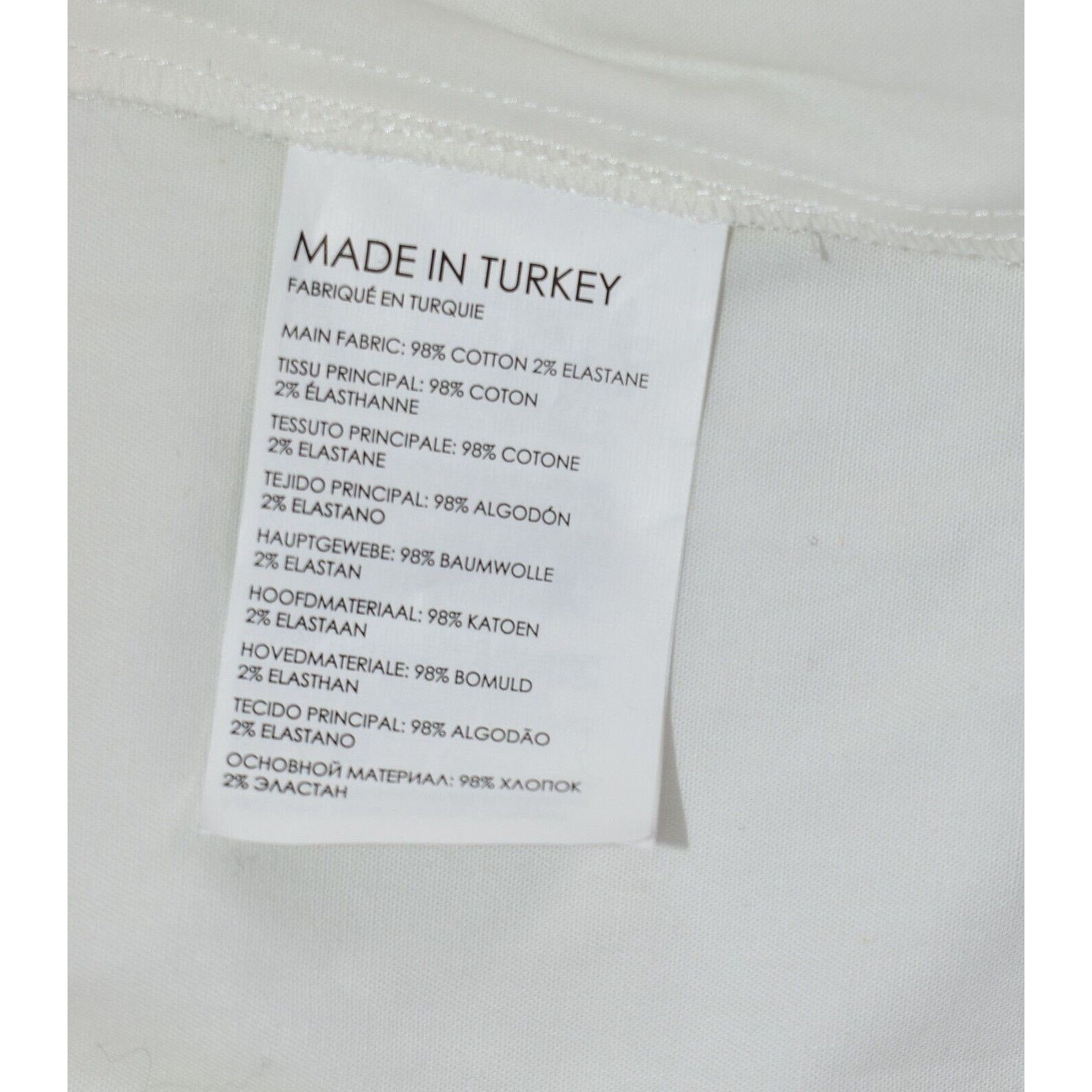 Club Monaco NEW CLUB MONACO White Cotton V-Neck Closure Blouse Top S/P Size S / US 4 / IT 40 - 7 Thumbnail