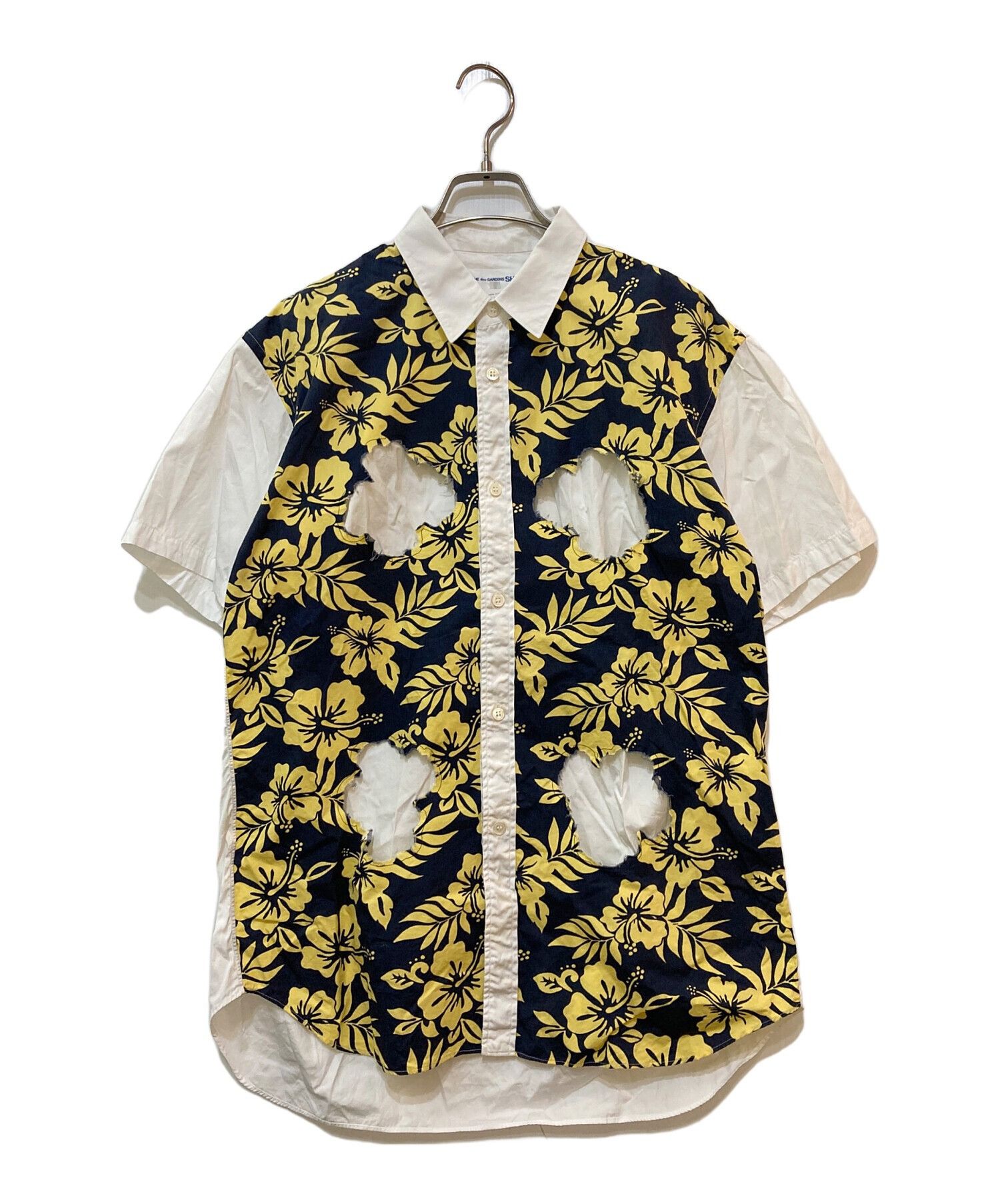 Comme des Garcons SHIRT Floral Cut-Out Shirt Size US M / EU 48-50 / 2 - 1 Thumbnail