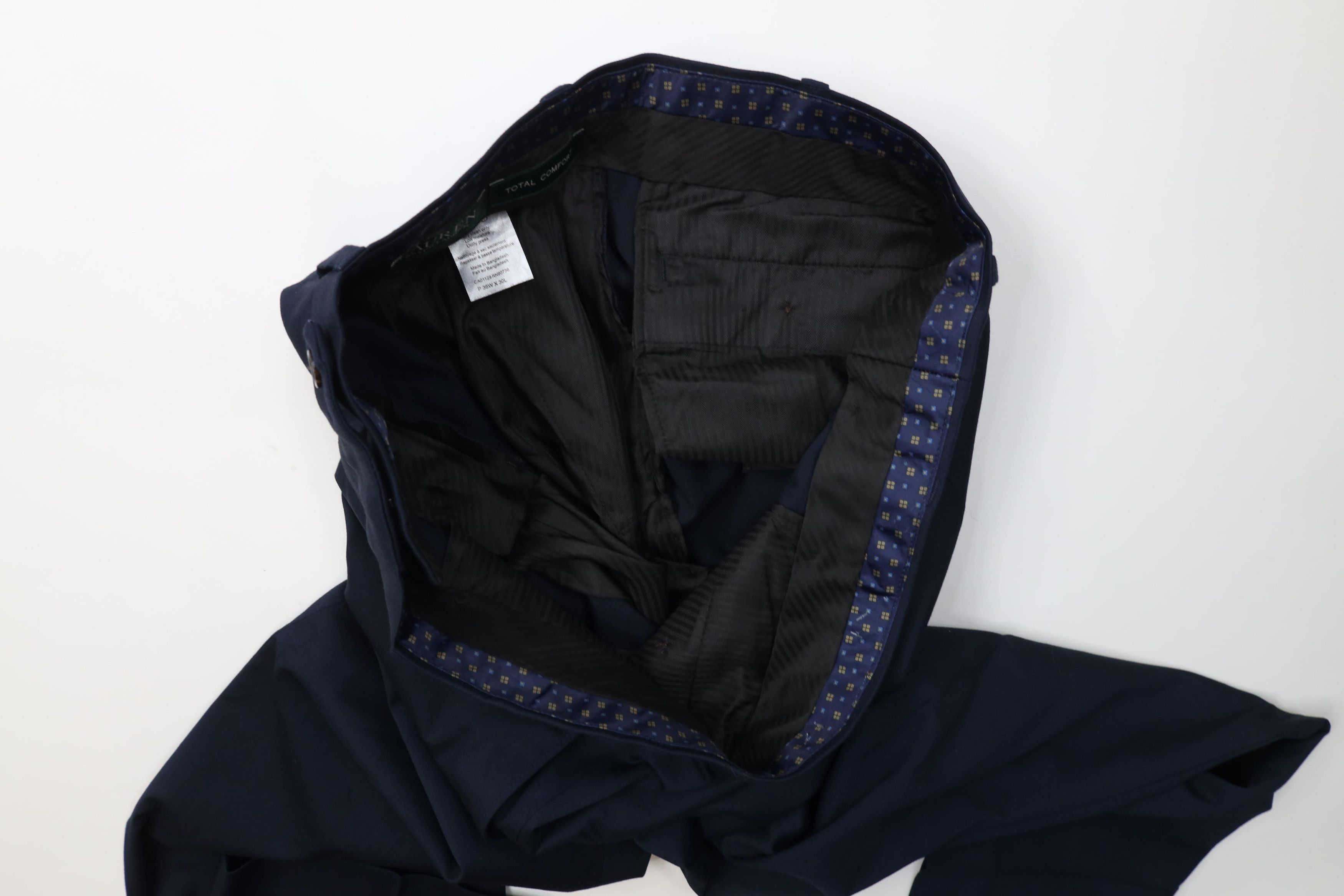 Polo Ralph Lauren Vintage Y2K Ralph Lauren Gabardine Knit Chino Pants Blue Size US 36 / EU 52 - 9 Thumbnail