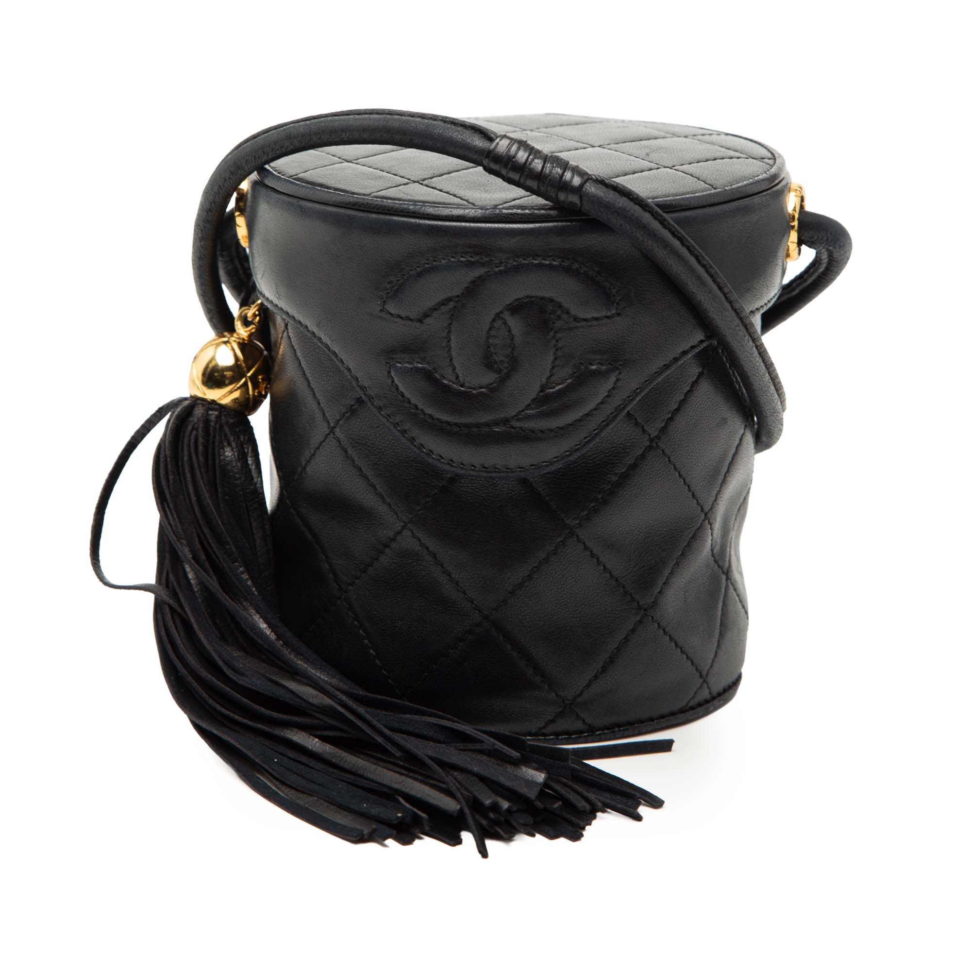 Chanel Mini Quilted Lambskin Canteen Tassel Vanity Case Size ONE SIZE - 1 Thumbnail