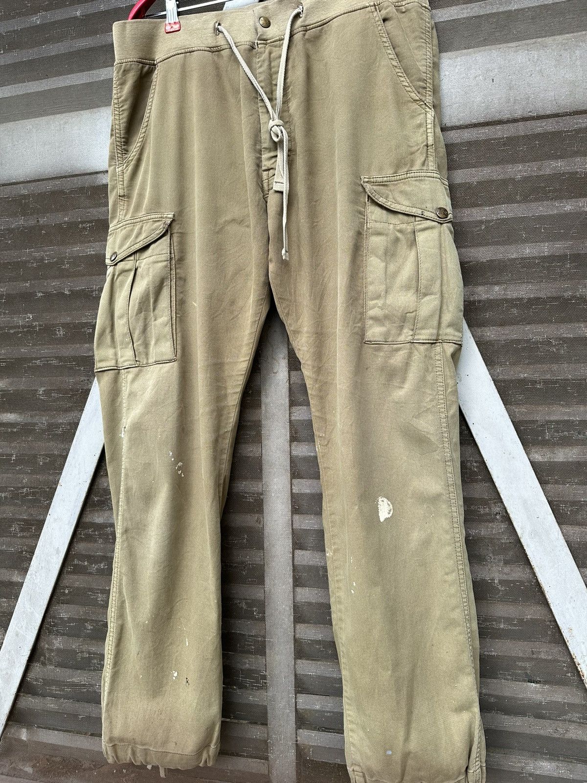 Vintage 👹Vintage THRASHED LEE Baggy Jogger Pants Size US 31 - 3 Thumbnail