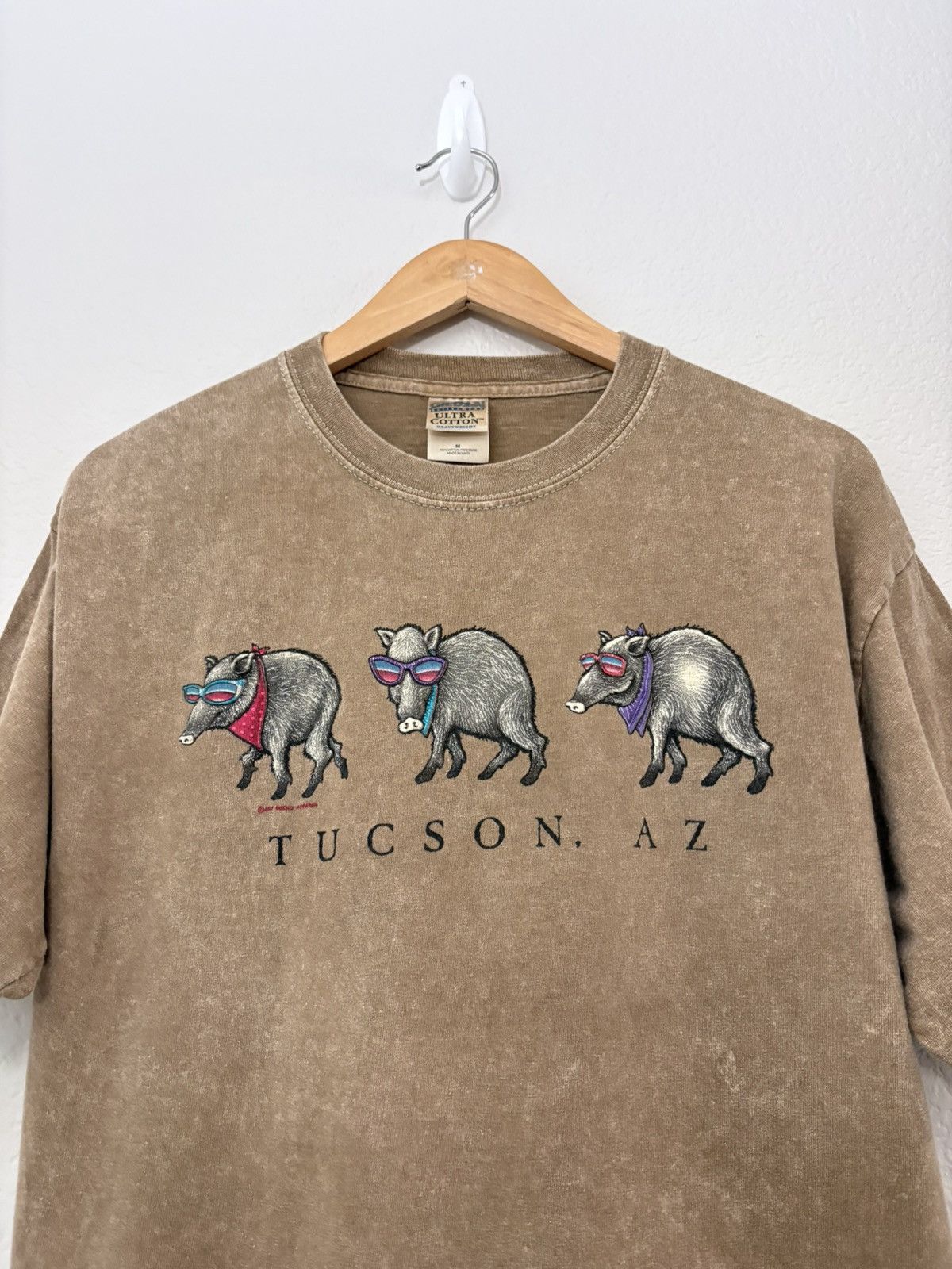 Vintage 00’s Tuscon, Arizona Vintage Ant Eater Tee Shirt Size US M / EU 48-50 / 2 - 2 Thumbnail