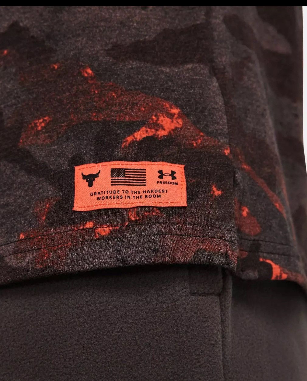 Under Armour New UA Men's Project Rock Veterans Day Printed S/S Size 2XLT Size US XXL / EU 58 / 5 - 4 Thumbnail