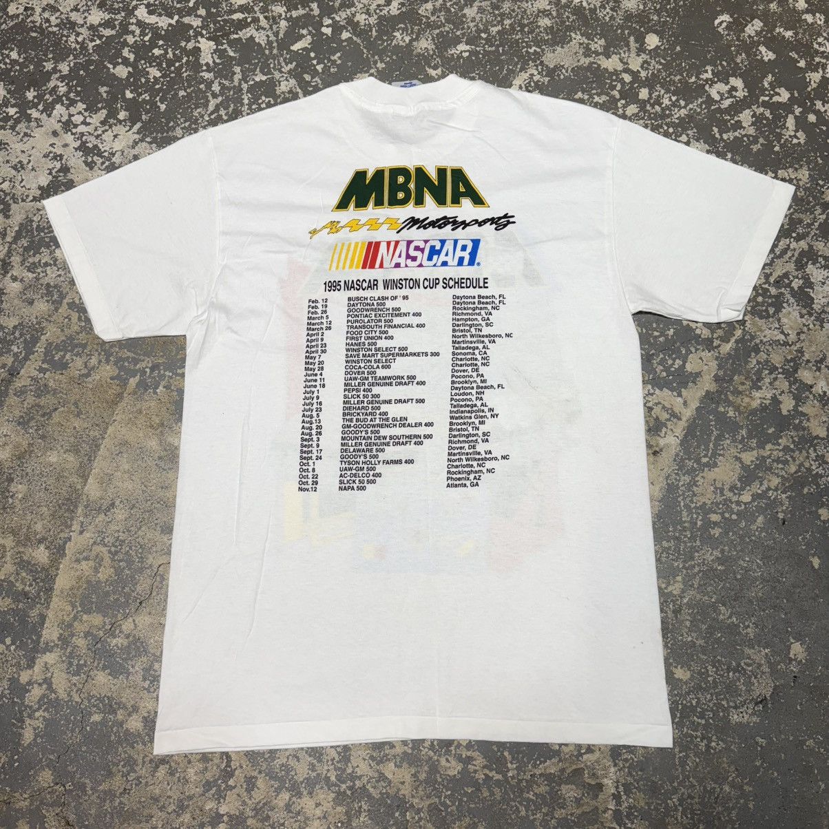 NASCAR Vintage MBNA 1995 Winston Cup Nascar Racing Tshirt Size US L / EU 52-54 / 3 - 5 Thumbnail