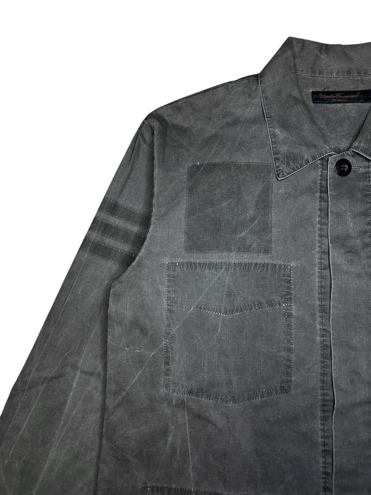 Undercover S/S 03 Scab Giz Washed Overshirt Size US M / EU 48-50 / 2 - 6 Thumbnail