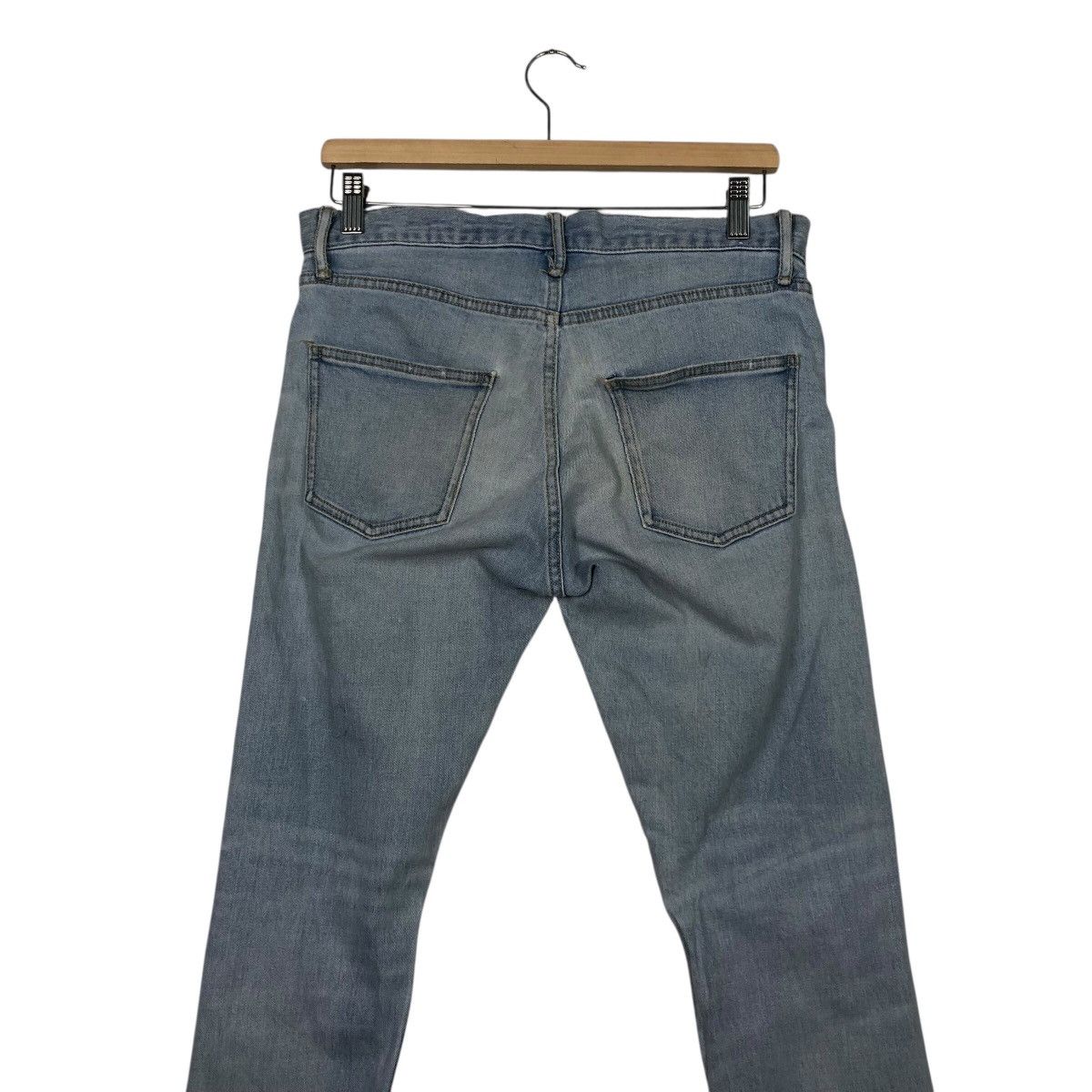 Japanese Brand SHIPS “Destroyed Knee” Slim Denim Issey Miyake Size 30" / US 8 / IT 44 - 11 Thumbnail
