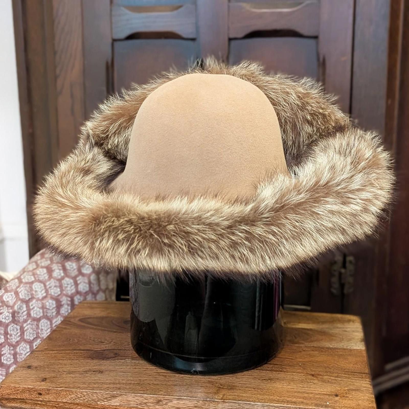 Other Custom Mink Fur Felted Hat Size ONE SIZE - 3 Thumbnail