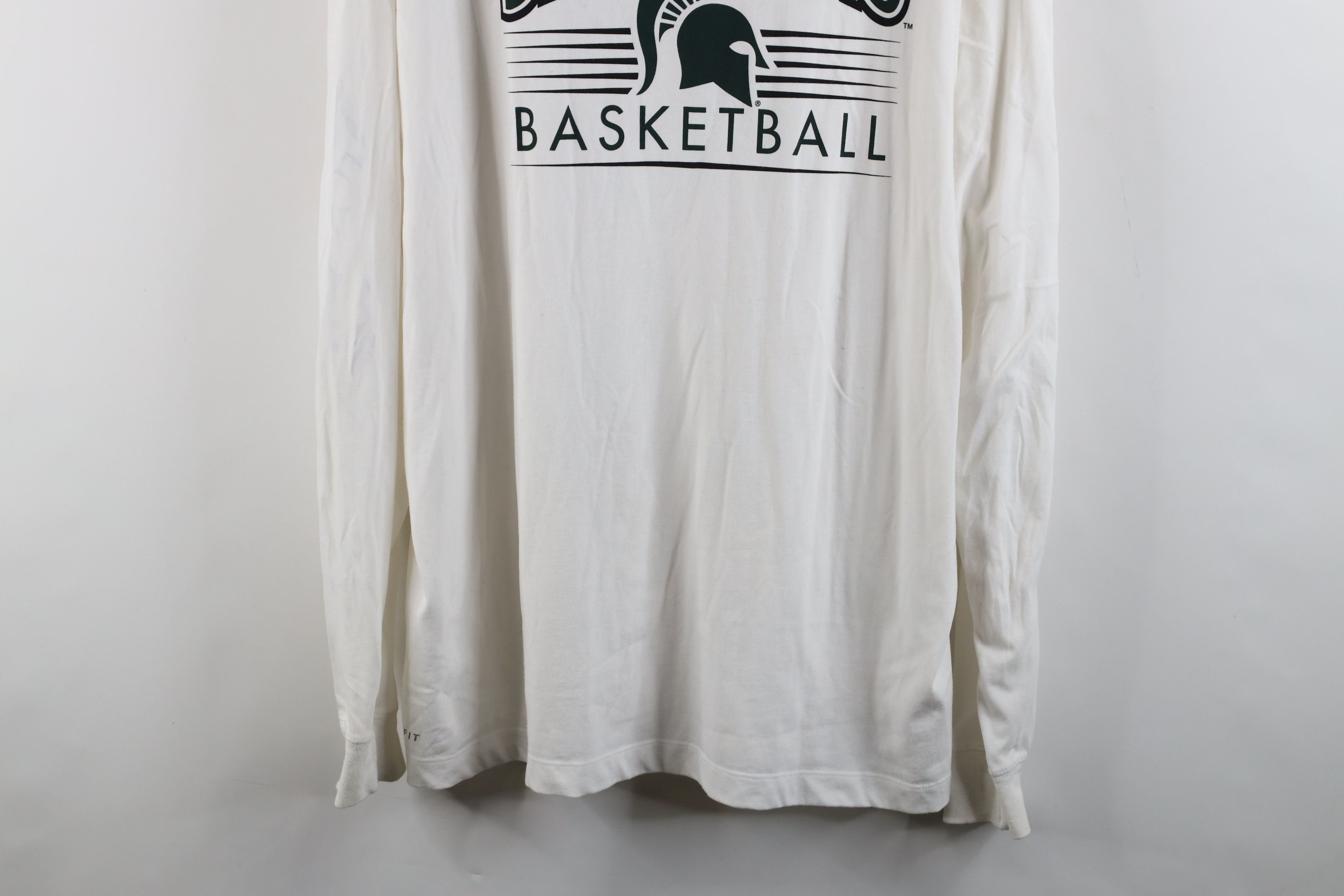 Nike × Vintage Nike Michigan University Basketball Long Sleeve T-Shirt Size US XXL / EU 58 / 5 - 3 Thumbnail