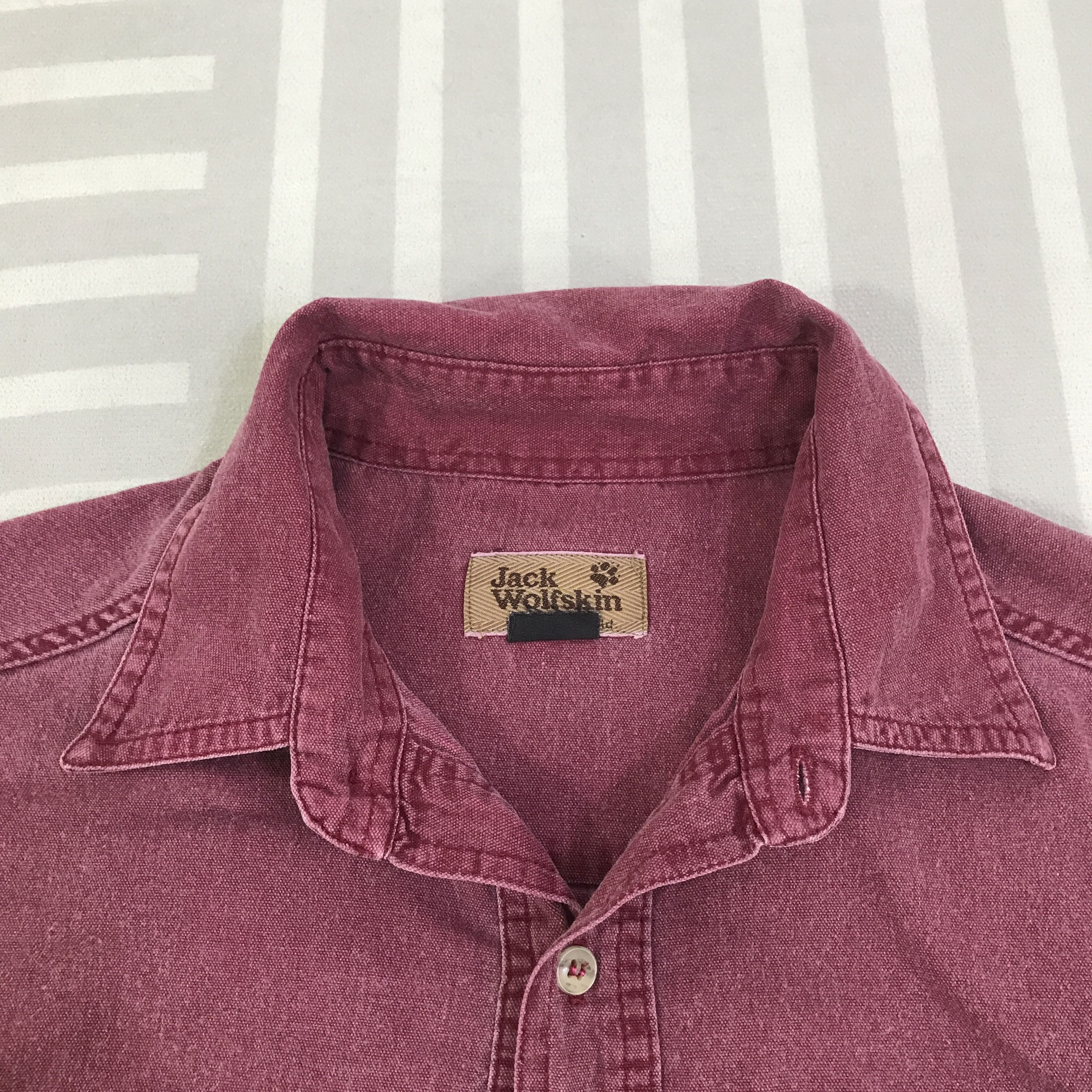 Jack Wolfskin Vintage Jack Wolfskin work Button Up Shirts K117B16 Size US L / EU 52-54 / 3 - 5 Thumbnail