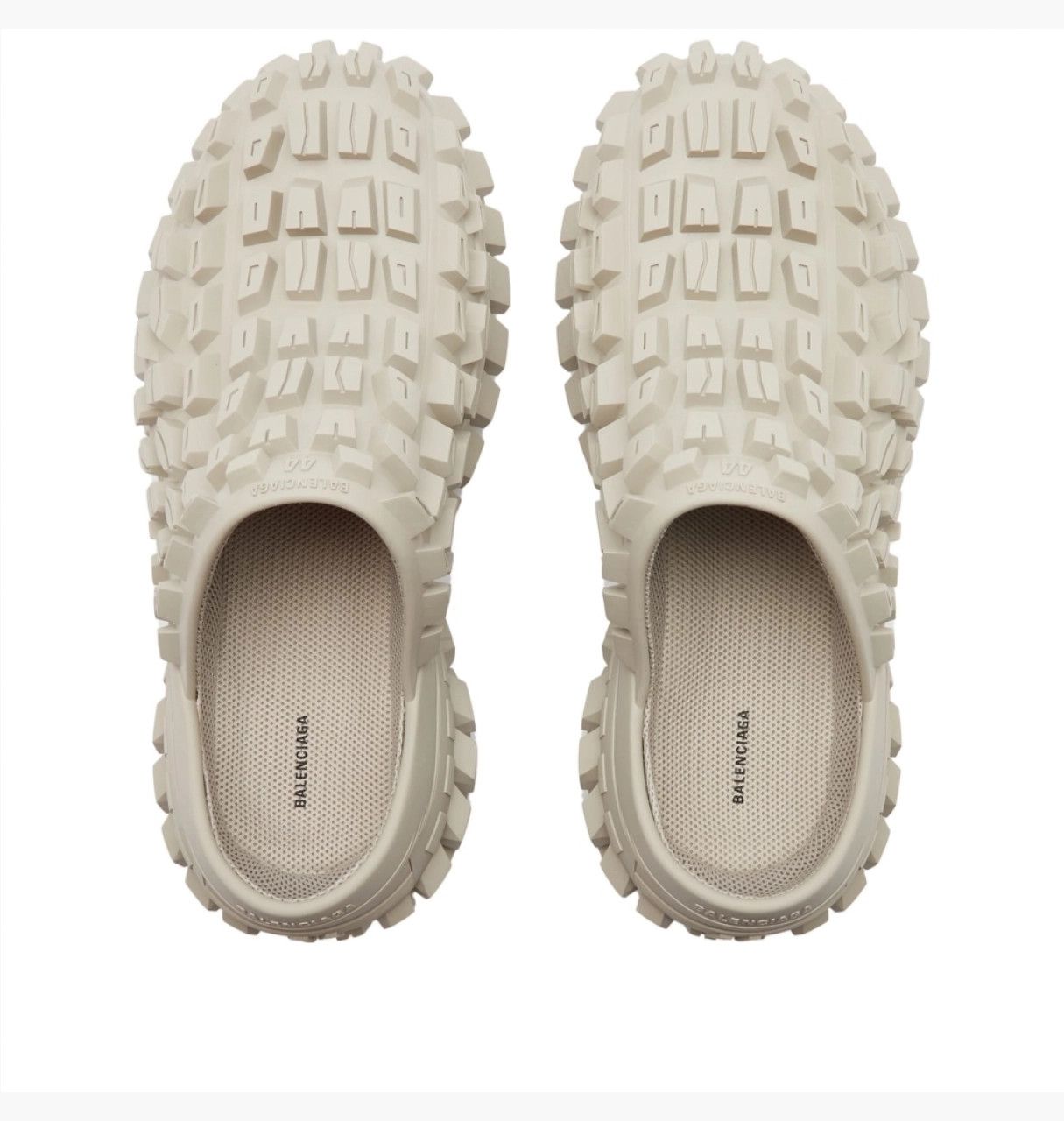 Balenciaga o1mt1gz0924 Bouncer Clog in Beige Size US 8 / EU 41 - 6 Thumbnail