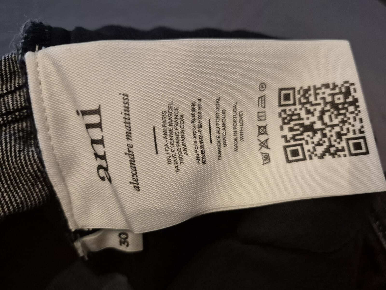 AMI Ami Denim Jeans Classic Fit Size 30 Size US 30 / EU 46 - 8 Thumbnail