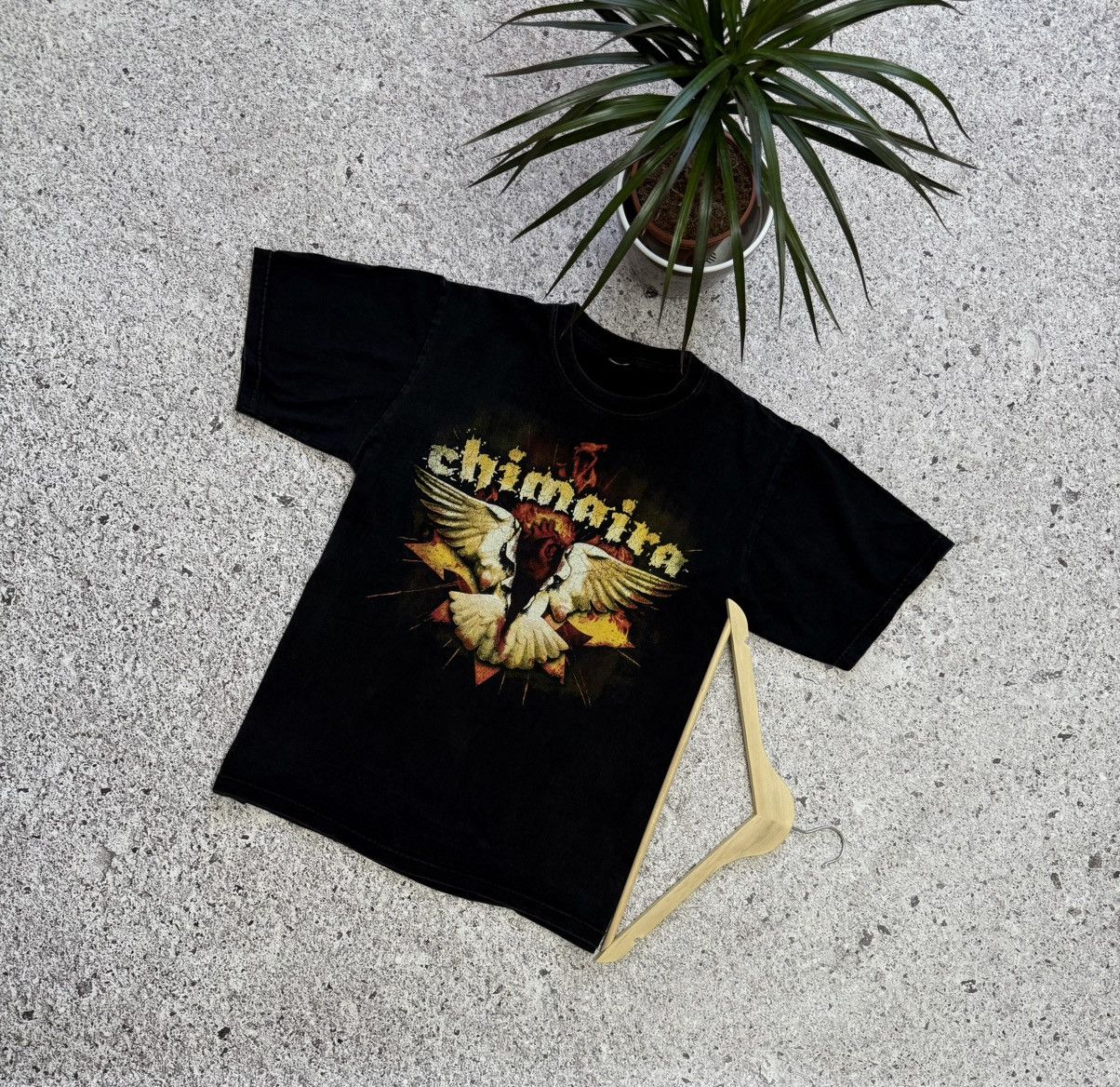Band Tees Vintage 2000’s Chimaira Rock Band Retro T-Shirt Y2K Hype Size US L / EU 52-54 / 3 - 1 Thumbnail