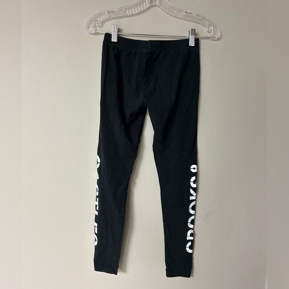 Crooks & Castles Crooks & Castles Black Leggings Size 25" / US 0 / IT 36 - 2 Thumbnail