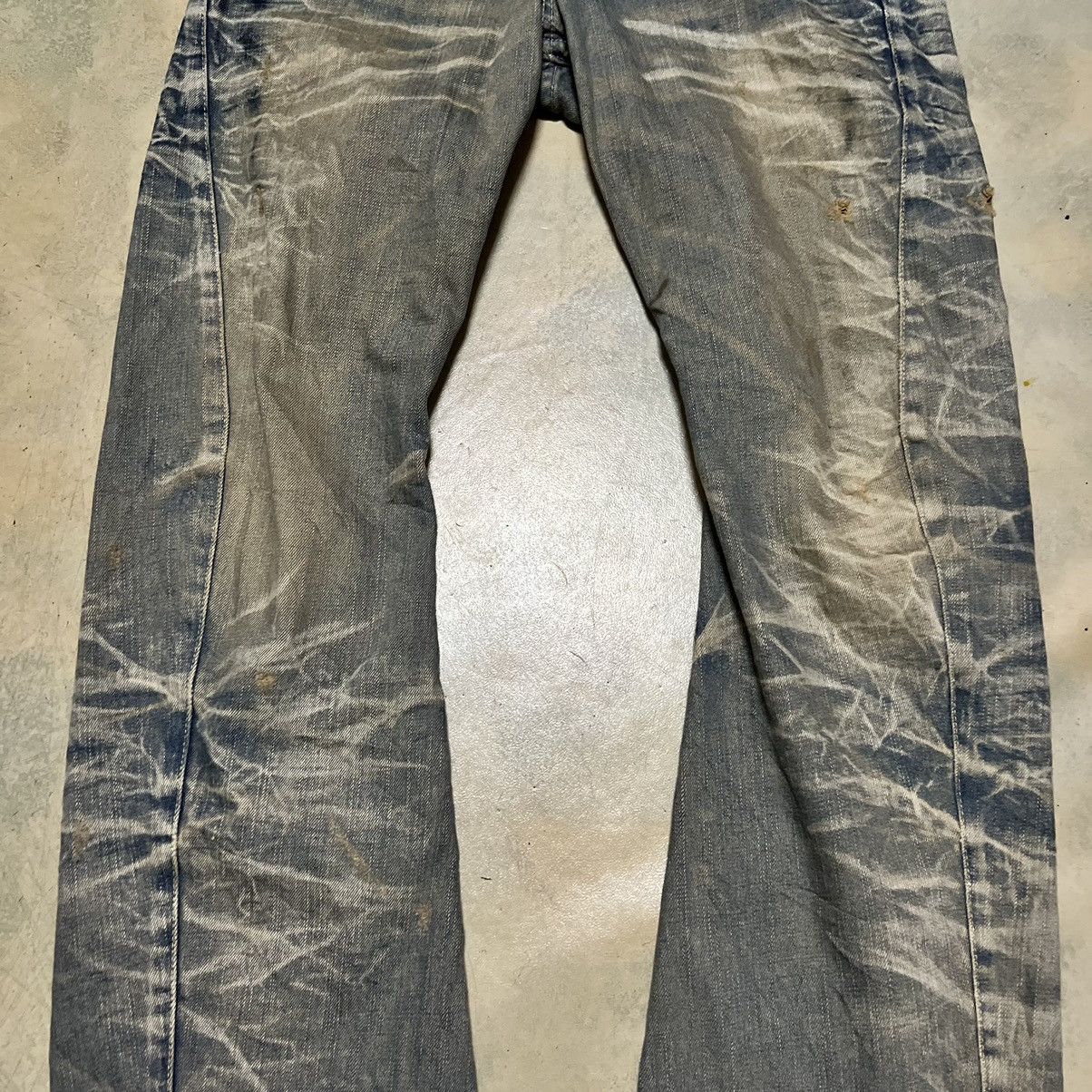 Japanese Brand Rattle Trap Japanese Brand Distressed Style Denim Jeans Size US 33 - 4 Thumbnail
