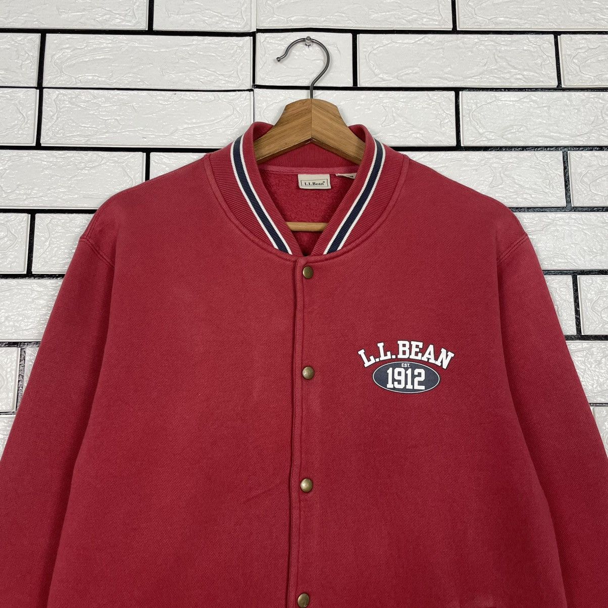 L.L. Bean Vintage LL Bean Snap Button Sweater Jacket Size US M / EU 48-50 / 2 - 2 Thumbnail