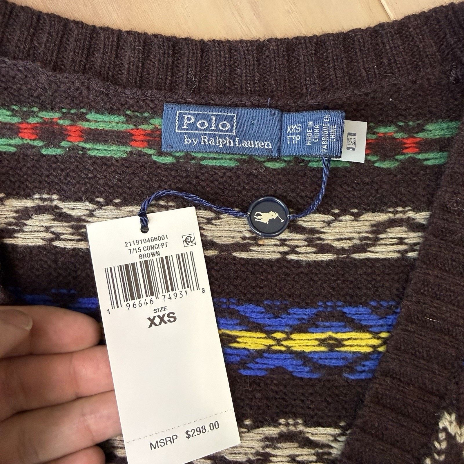 Polo Ralph Lauren Polo Ralph Lauren Fair Isle Sweater Vest Women's XS Size XS / US 0-2 / IT 36-38 - 7 Thumbnail