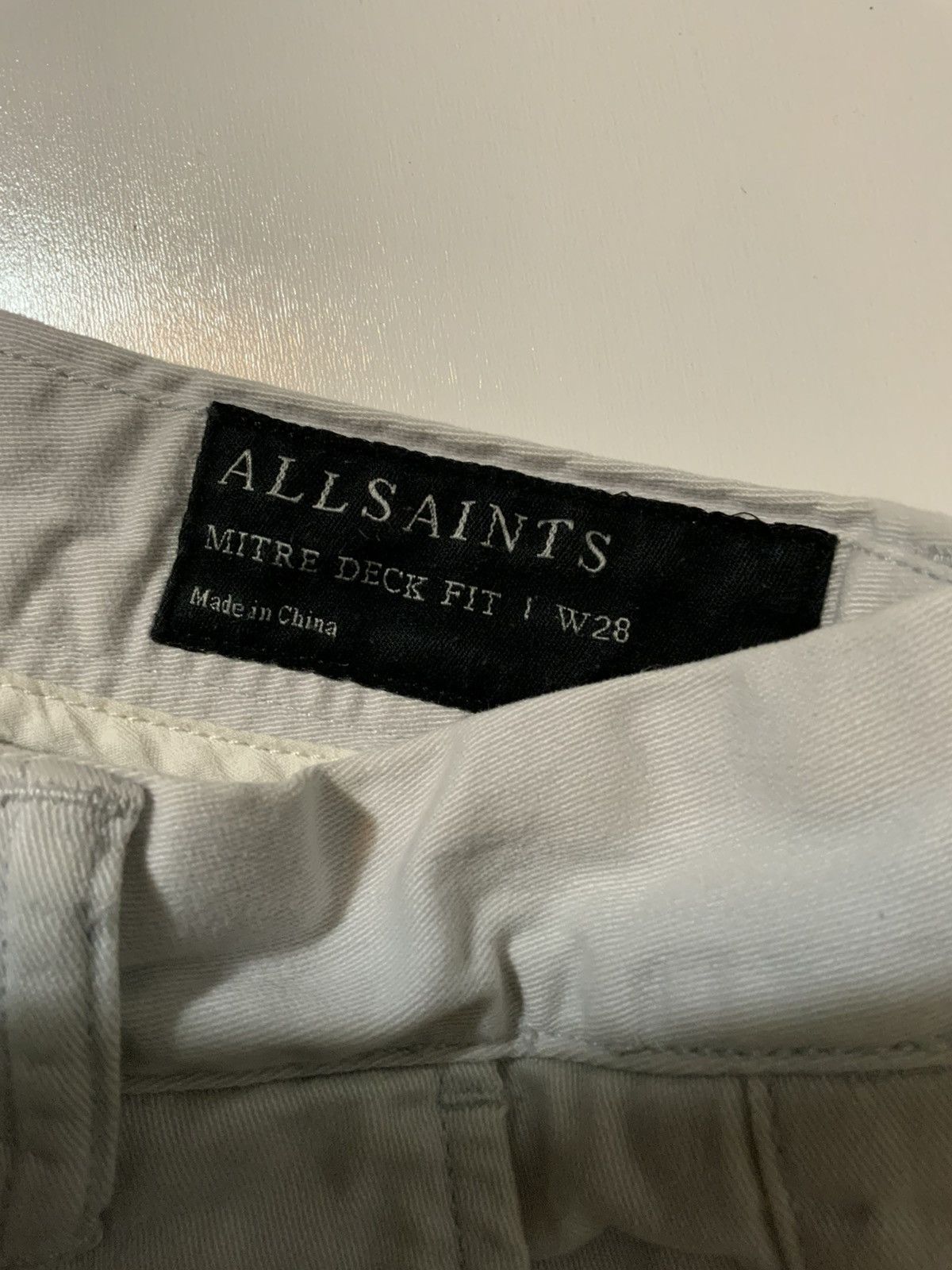 Allsaints $105 Allsaints Mitre Deck Fit Chino Button Fly Shorts Size US 28 / EU 44 - 6 Thumbnail