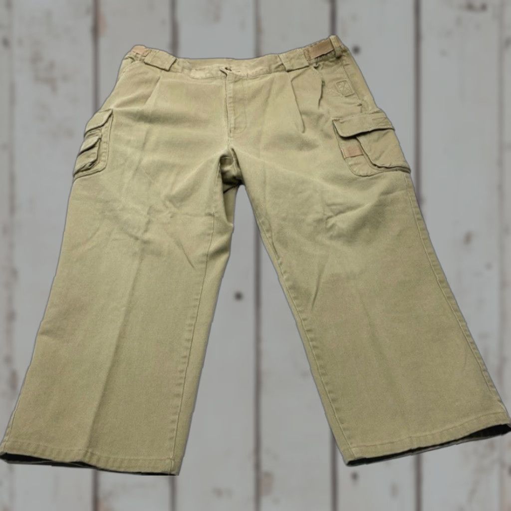 Orvis Orvis Cargo Pants 40x25.5 Beige Utility Pockets Adjustable Waist Hong Kong 8478 Size US 40 / EU 56 - 1 Thumbnail
