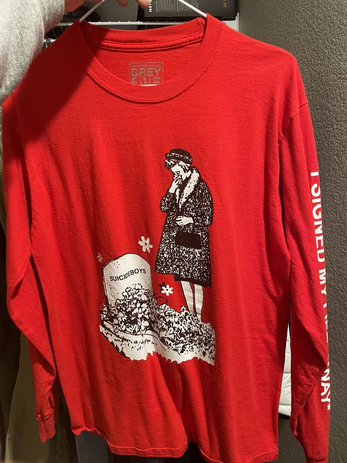 G59 Records SuicideBoys Signed My Life Away Long Sleeve T-Shirt Size US M / EU 48-50 / 2 - 1 Thumbnail