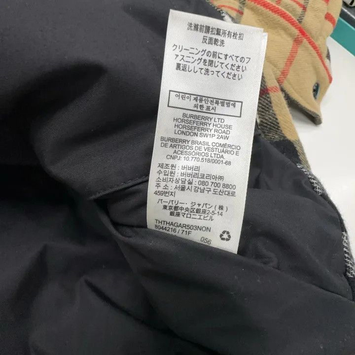 Burberry Burberry Burberry SS22 Plaid Wool Long Sleeve Shirt-2507 Size US L / EU 52-54 / 3 - 5 Thumbnail