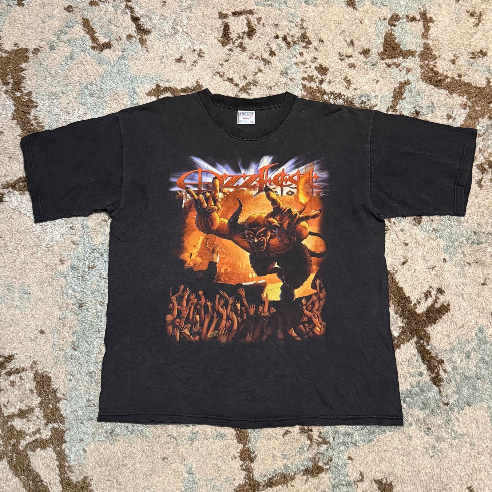 All Sport 2002 Ozzfest Concert Shirt Large Ozzy Hatebreed Rob Zombie Size US L / EU 52-54 / 3 - 1 Thumbnail