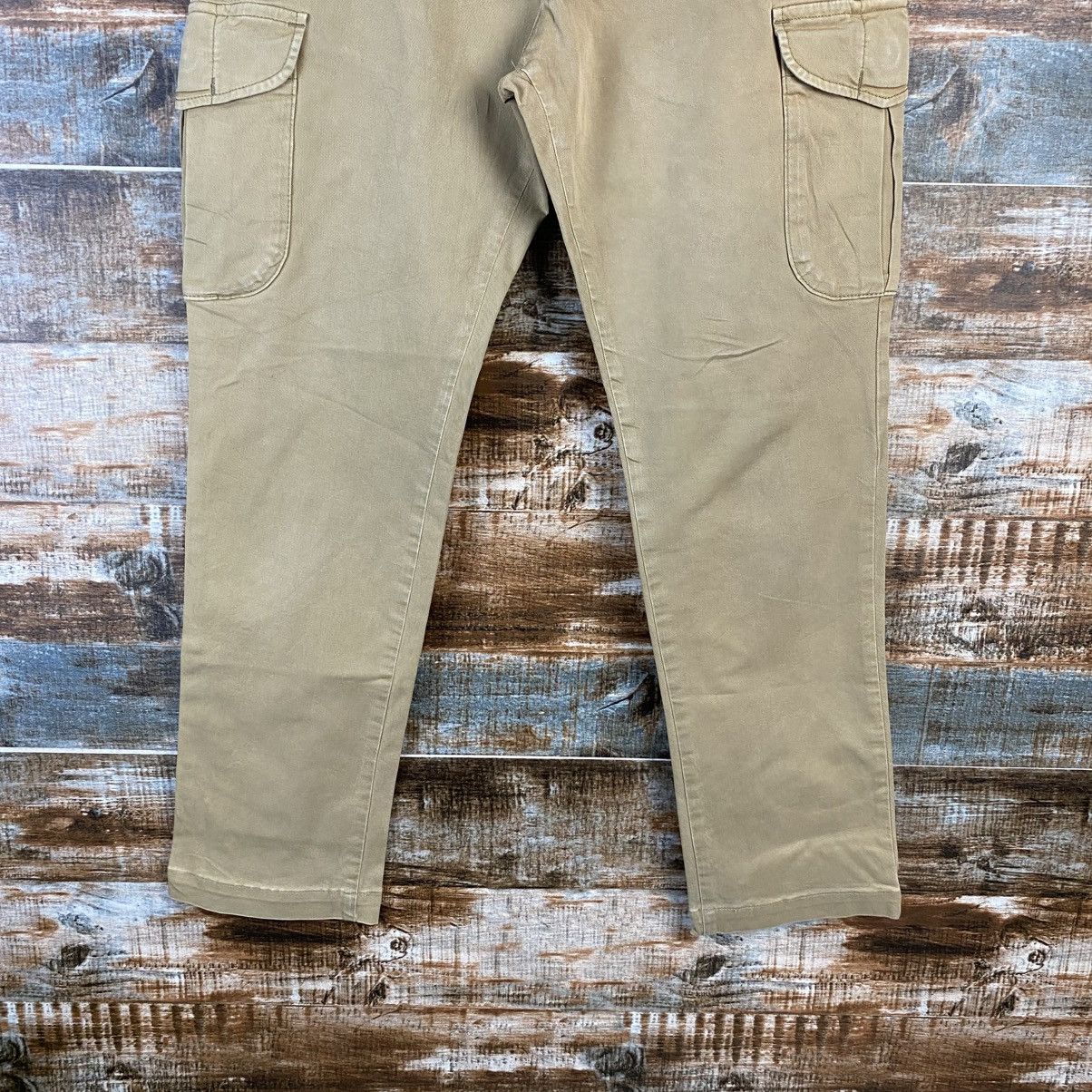Japanese Brand DL Edwin Beige Cargo utility Multipocket Pants #C895 Size US 29 - 6 Thumbnail