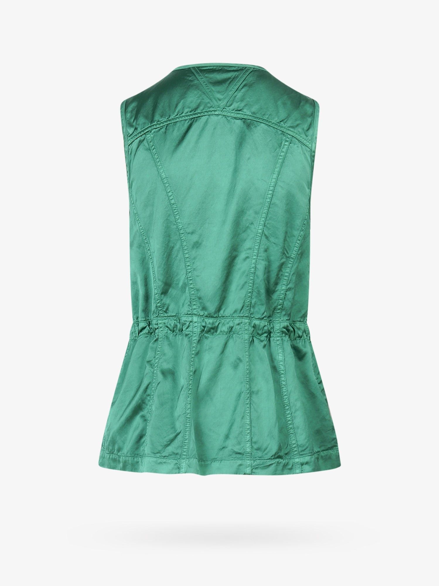 Bottega Veneta o1y0725 Tank Top in Emerald Green Size XS / US 0-2 / IT 36-38 - 2 Thumbnail