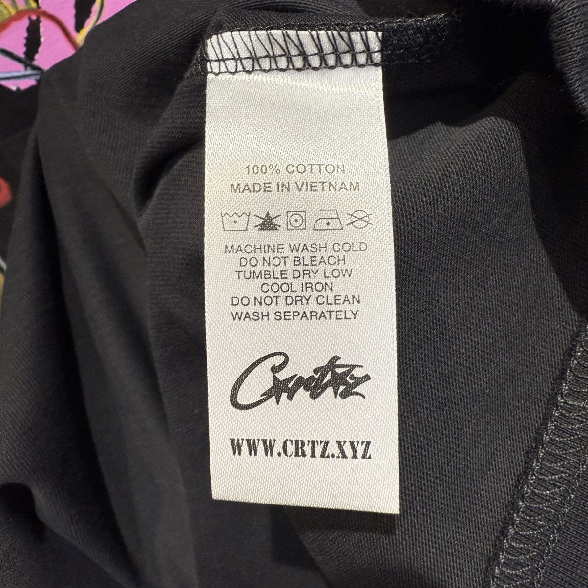 Corteiz Corteiz No Time 4 Luv Tee Black Size US L / EU 52-54 / 3 - 4 Thumbnail