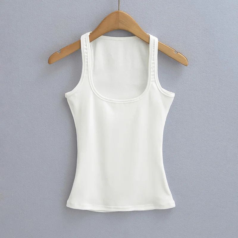 Japanese Brand Neck Tank Top Size M / US 6-8 / IT 42-44 - 5 Thumbnail