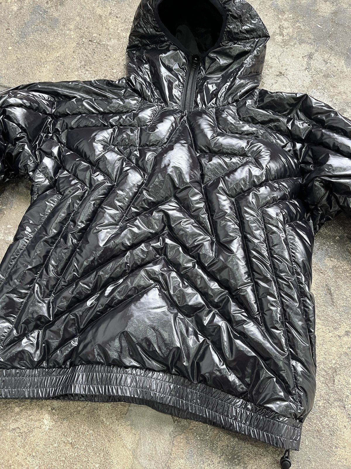 Bad Son Badson Black Star Puffer Jacket (unisex) Size US S / EU 44-46 / 1 - 9 Thumbnail