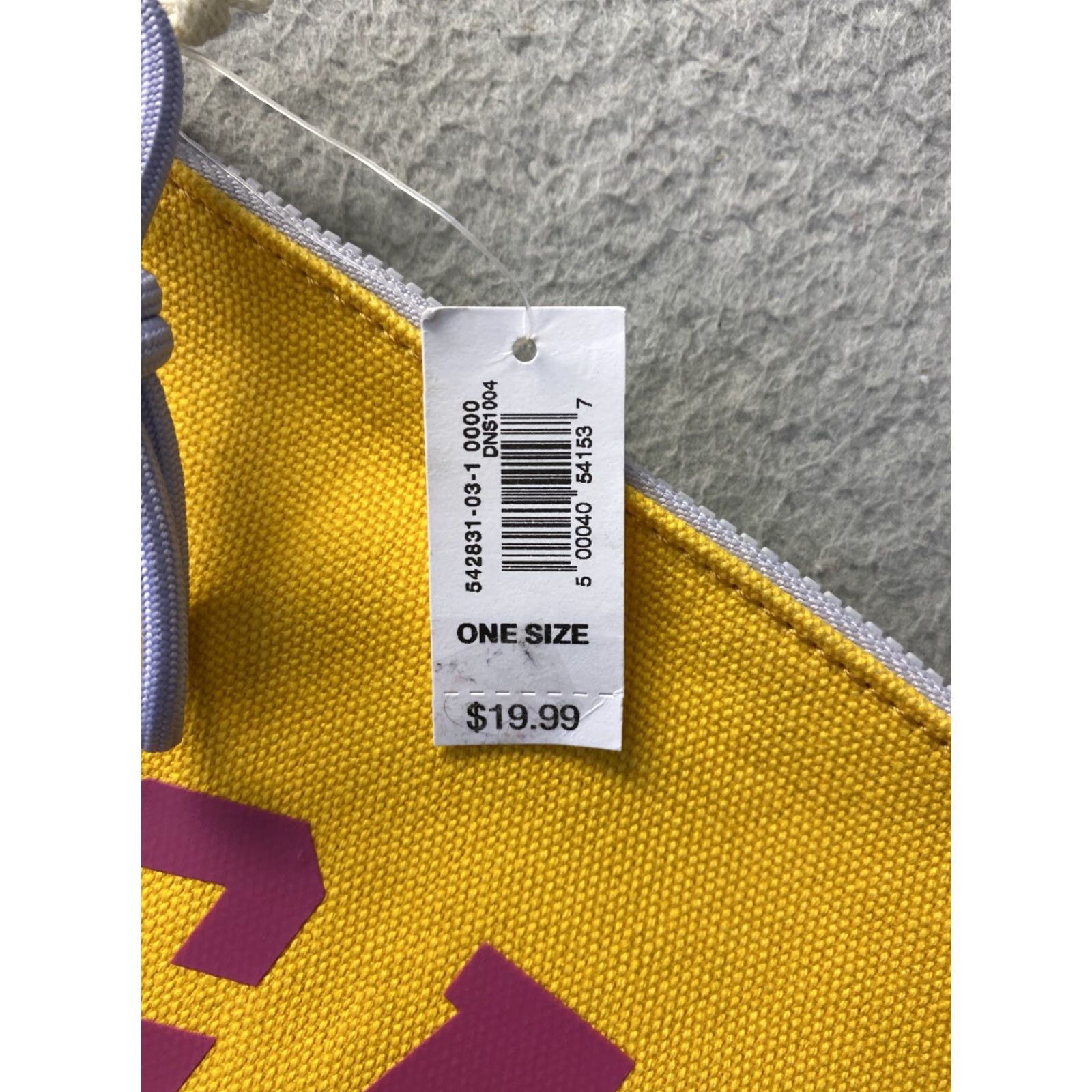 Gap VINTAGE GAP Women's Clutch Bag Small Yellow Knit Pouch Casual Travel 2010s Size ONE SIZE - 4 Thumbnail