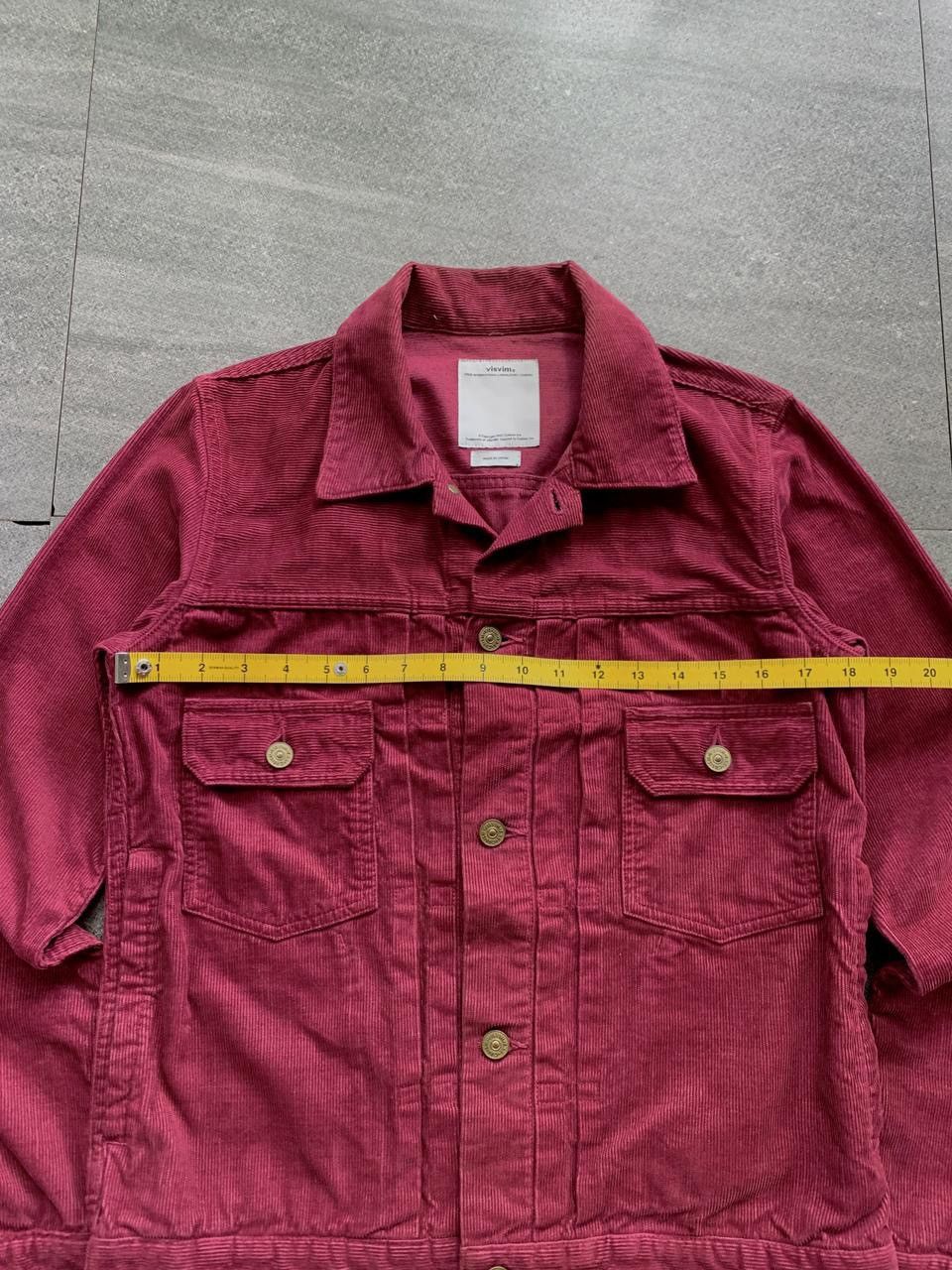 Visvim 101 Corduroy Trucker Jacket in Burgundy Size US S / EU 44-46 / 1 - 14 Thumbnail