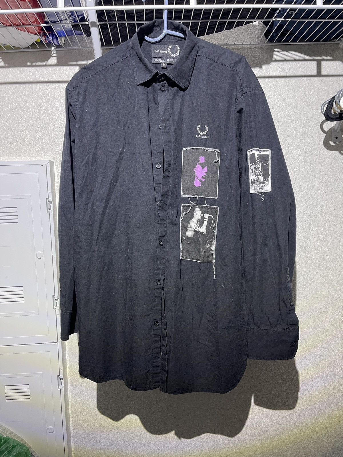 Fred Perry × Raf Simons Patched oversize shirt Size US M / EU 48-50 / 2 - 1 Thumbnail