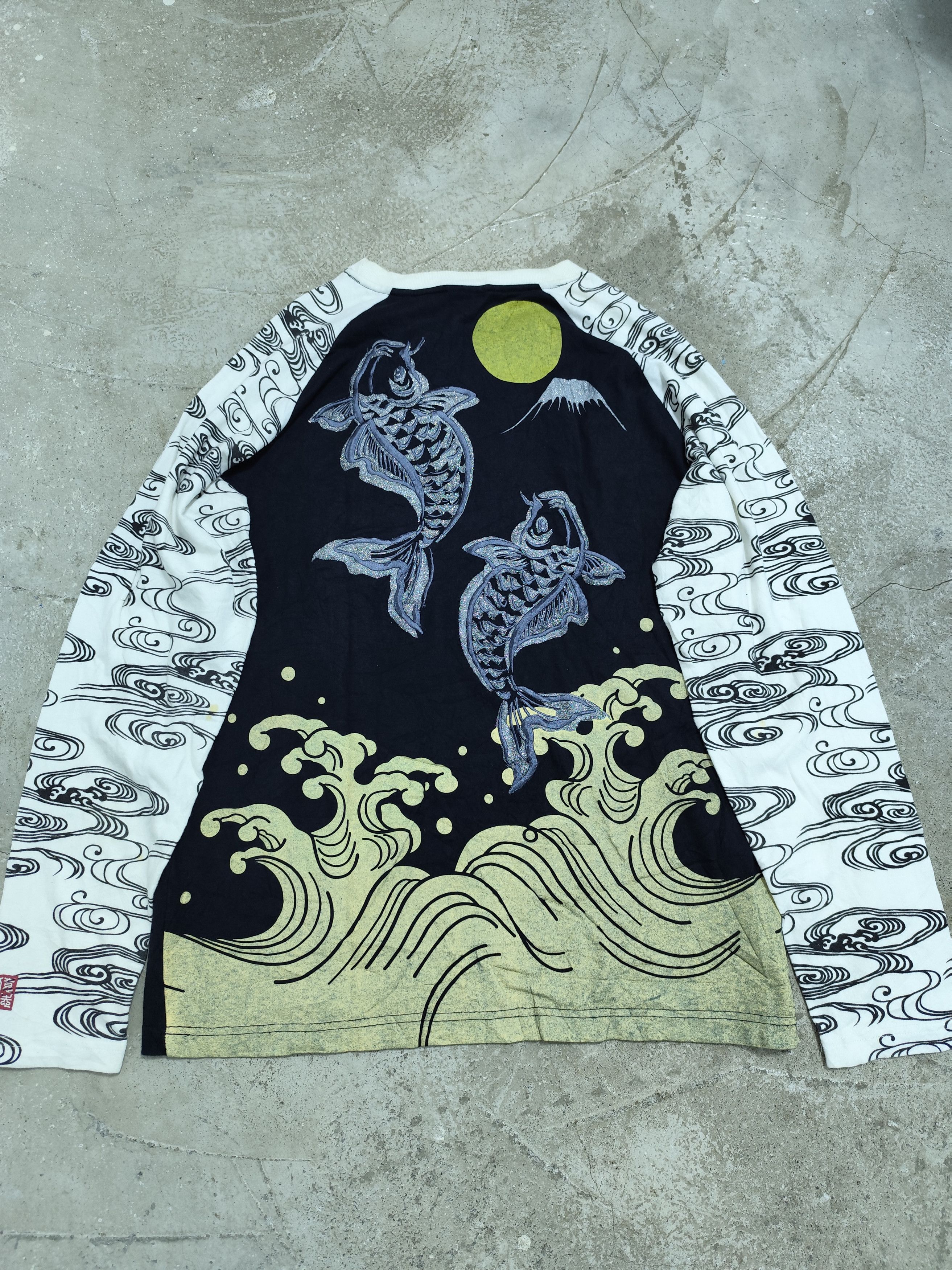 Karakuri Tamashii Sukajan shirt embroid japanese koi fish Size US L / EU 52-54 / 3 - 1 Thumbnail