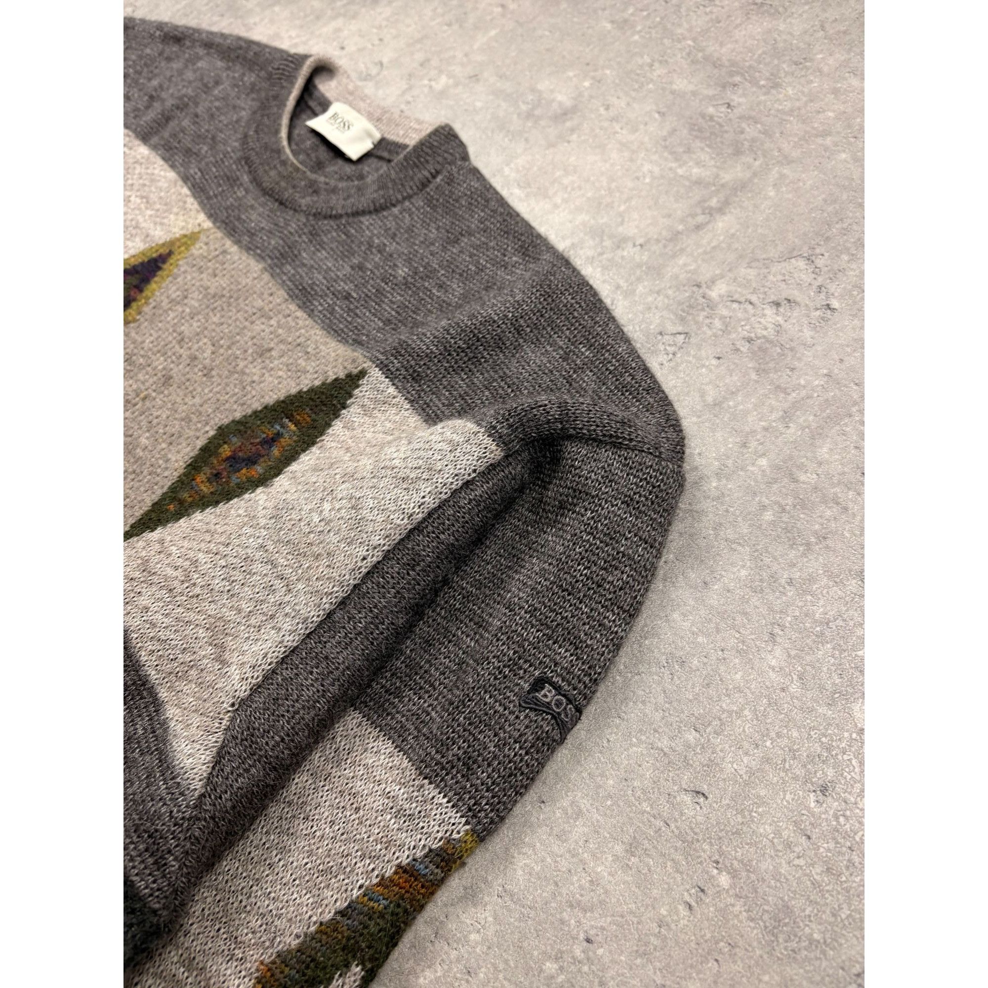 Hugo Boss ARCHIVAL HUGO BOSS "Anthracite" Luxury Knit – XL Elite Grail Size US XL / EU 56 / 4 - 5 Thumbnail