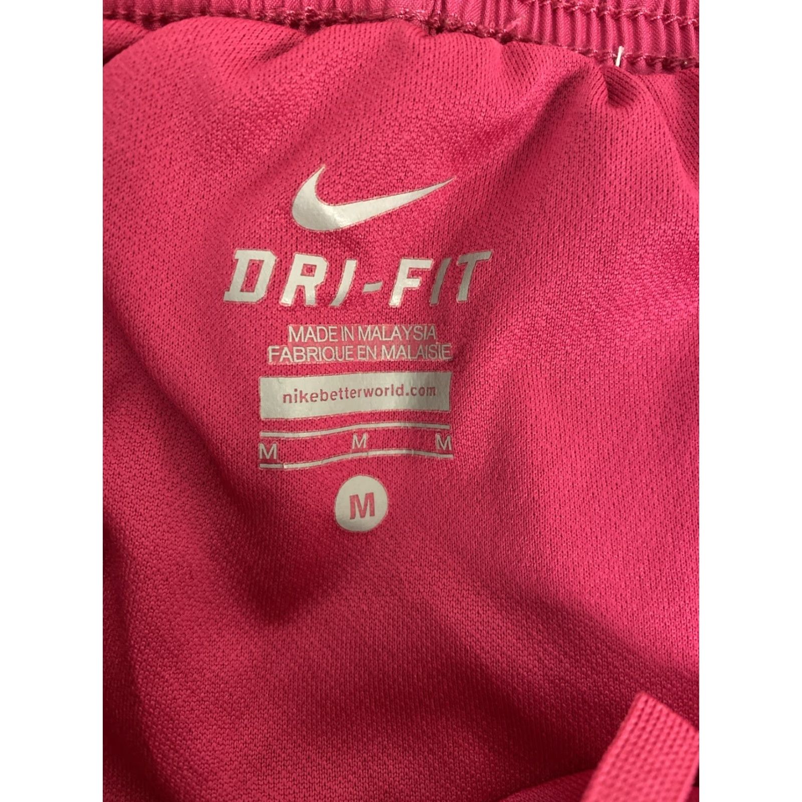 Nike Nike Shorts M Adult Pink Athletic Running Logo Dri Fit Gym Womens 115-15 Size 27" / US 4 / IT 40 - 8 Thumbnail